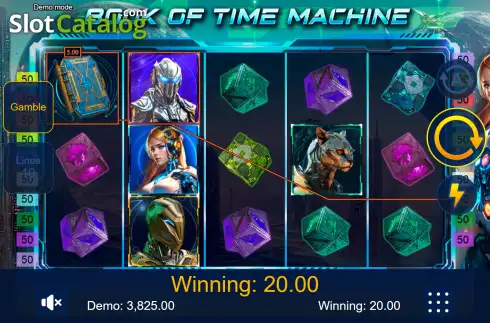 Скрин3. Book of Time Machine слот