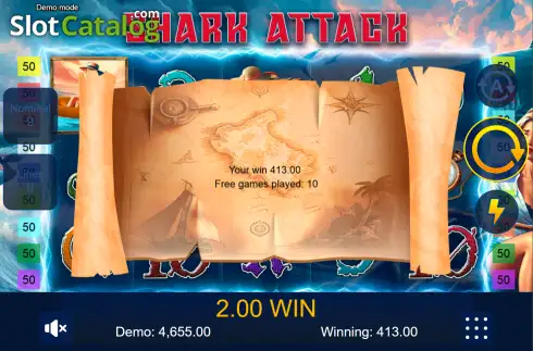 Скрин3. Shark Attack слот