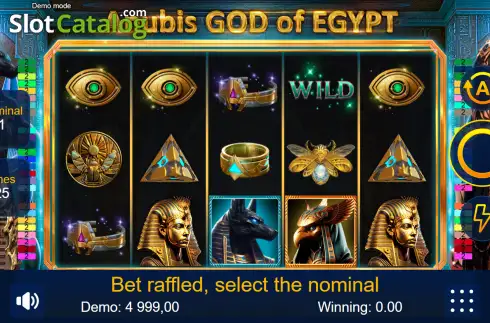 Скрин2. Anubis: God of Egypt слот