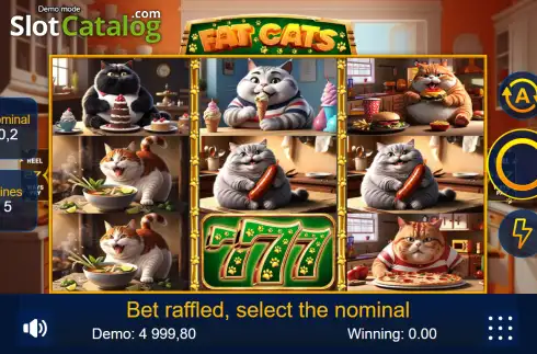 Скрин2. Fat Cats слот