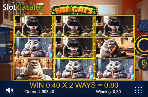Скрин3. Fat Cats слот