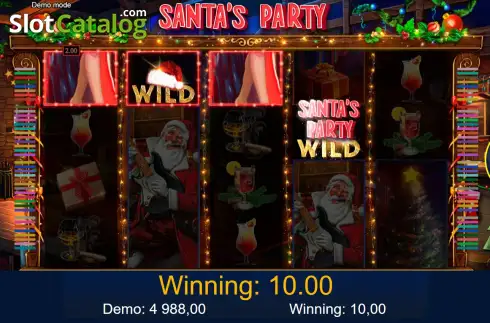 Скрин3. Santa`s Party слот