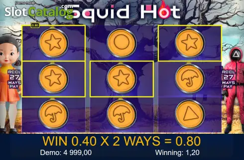 Скрин3. Squid Hot слот
