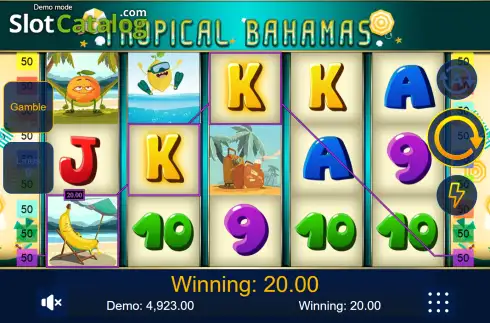 Скрин3. Tropical Bahamas слот