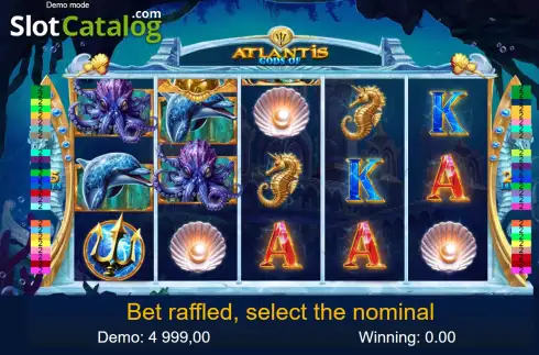 Скрин2. Gods of Atlantis слот