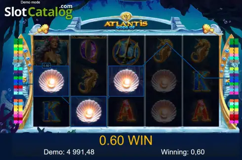 Скрин3. Gods of Atlantis слот