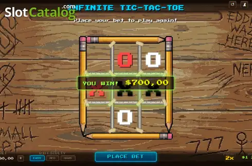 Скрин2. Infinite Tic-Tac-Toe слот