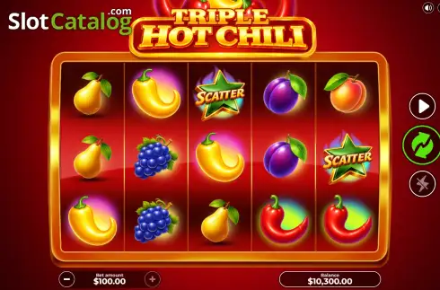 Скрин2. Triple Hot Chili слот