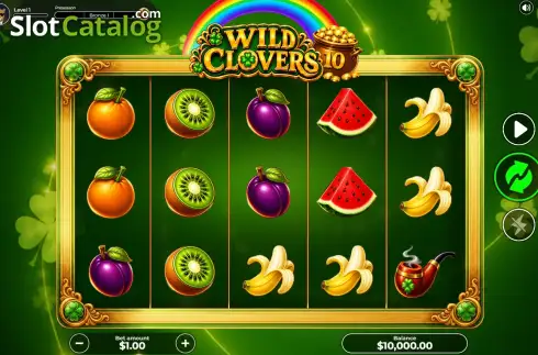 Скрин2. Wild Clovers 10 слот