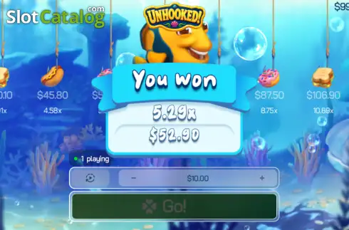Скрин3. Unhooked! слот