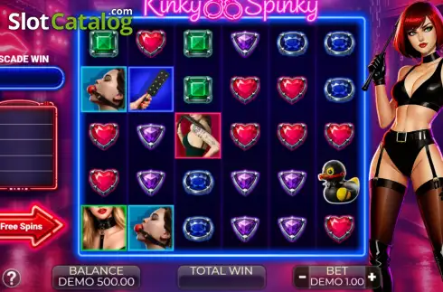 Скрин2. Kinky Spinky слот