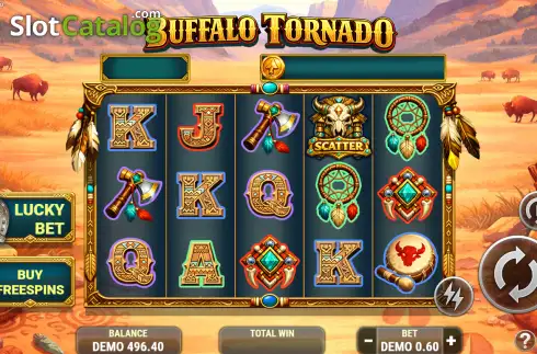 Скрин2. Buffalo Tornado слот