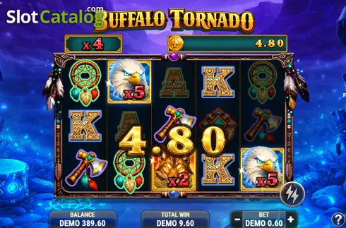 Скрин3. Buffalo Tornado слот