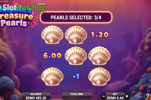 Скрин3. Dolphin's Treasure Pearls слот