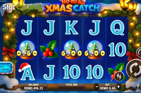 Скрин2. Ho-ho-ho Xmas Catch слот