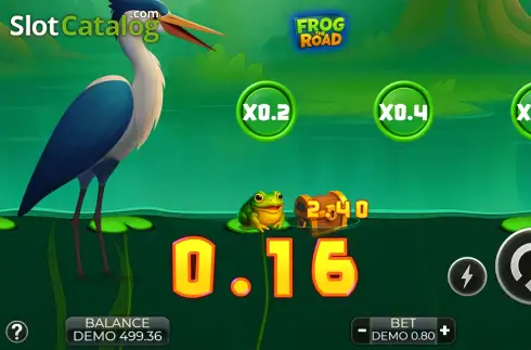 Скрин2. Frog the Road слот