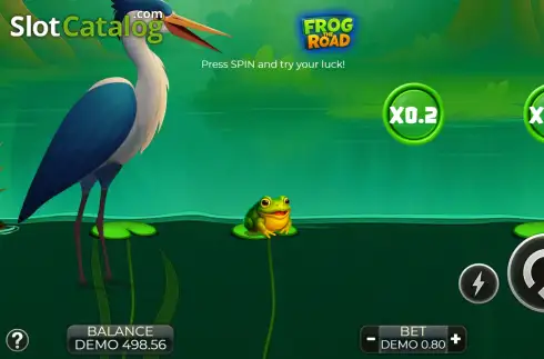 Скрин3. Frog the Road слот