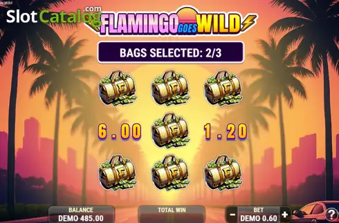 Скрин3. Flamingo Goes Wild слот