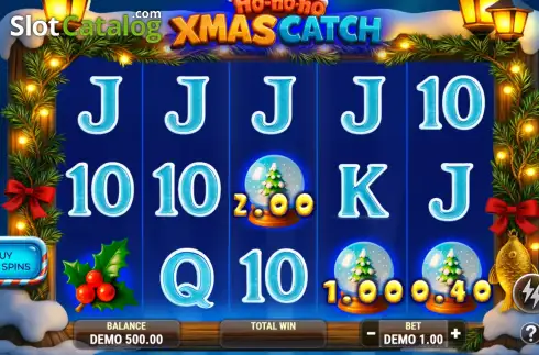 Скрин2. Xo-ho-ho Xmas Catch слот