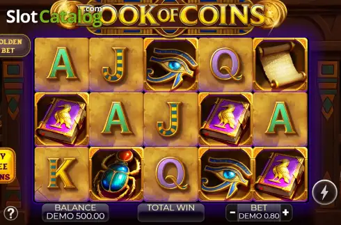 Скрин2. Book of Coins слот