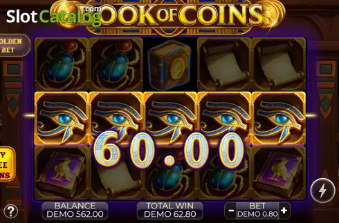 Скрин3. Book of Coins слот