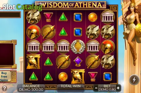 Скрин2. Wisdom of Athena (Spin Joy Games) слот