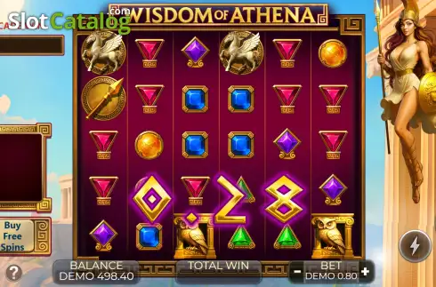 Скрин3. Wisdom of Athena (Spin Joy Games) слот