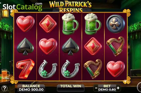 Скрин2. Wild Patrick's Respins слот
