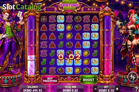 Скрин3. Joker's Fortune (Spin Joy Games) слот