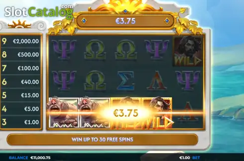 Скрин3. 9 Arrows of Odysseus слот