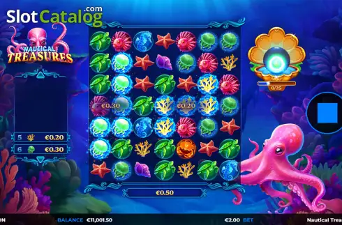 Скрин3. Nautical Treasures слот