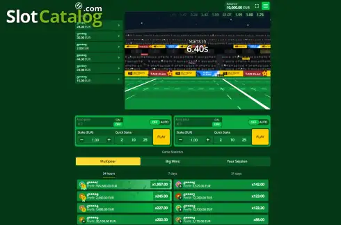 Скрин2. Rugby Run слот