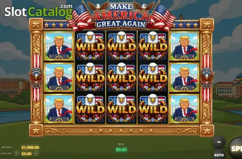 Скрин2. Make America Great Again слот
