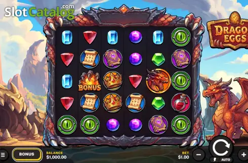 Скрин2. Dragon Eggs (Syndicate) слот