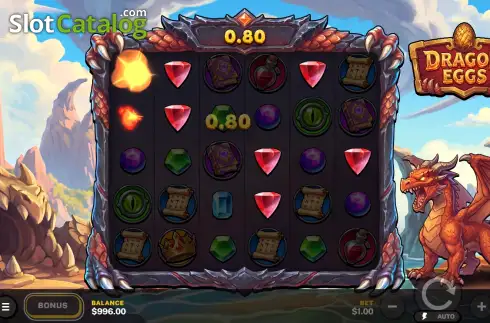 Скрин3. Dragon Eggs (Syndicate) слот