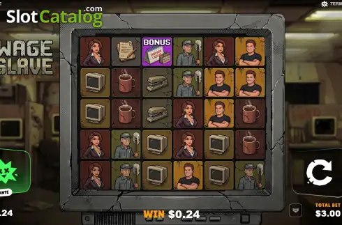 Скрин3. Wage Slave слот