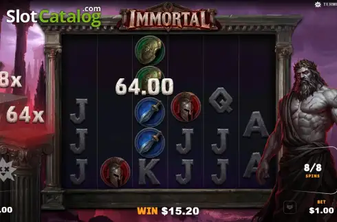 Скрин3. Immortal слот