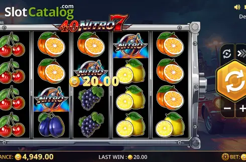 Скрин3. 40 Nitro 7 слот