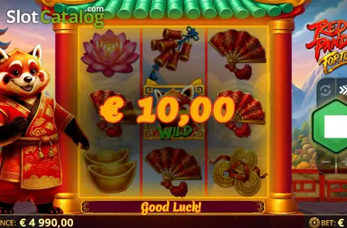Скрин3. Red Panda Fortunes слот