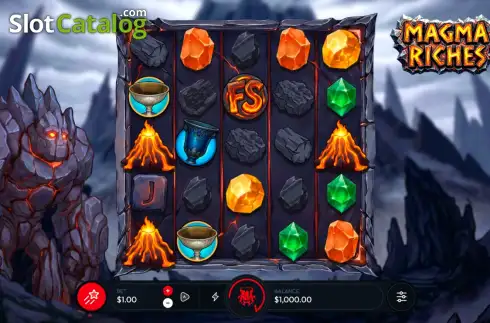Скрин2. Magma Riches слот