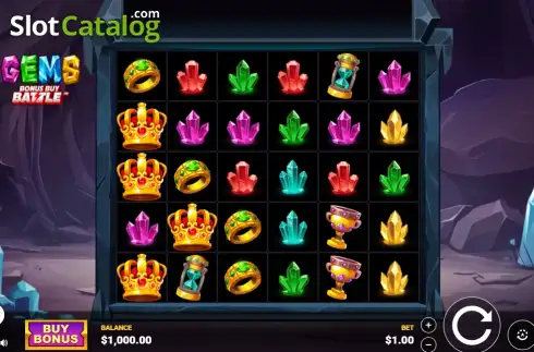 Скрин2. Gems (Titan Gaming) слот