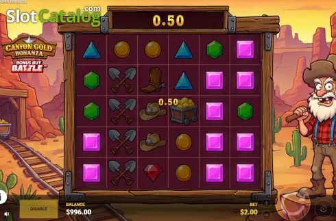 Скрин3. Canyon Gold Bonanza слот
