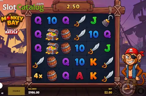 Скрин3. Monkey Bay слот