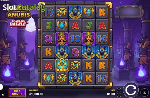 Скрин2. Wheel of Anubis слот