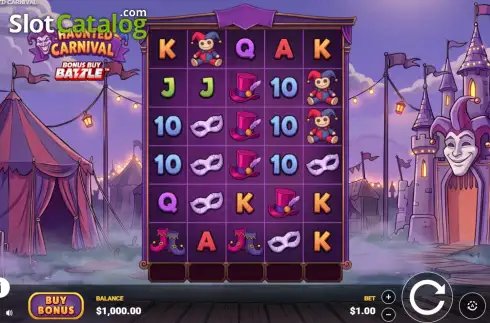 Скрин2. Haunted Carnival слот