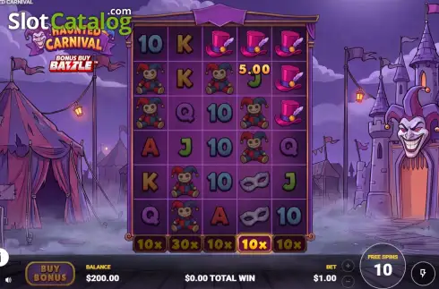 Скрин3. Haunted Carnival слот