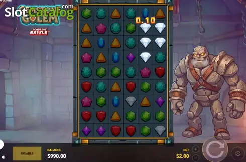Скрин3. Gemstone Golem слот
