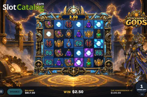 Скрин3. Clockwork Gods слот