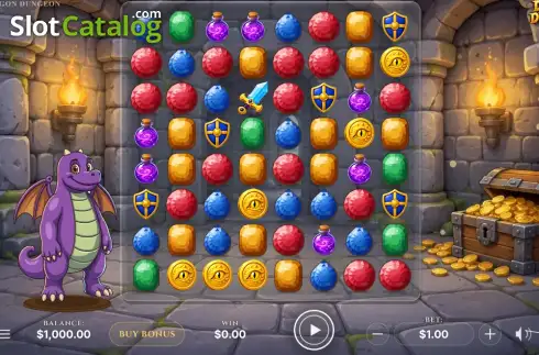 Скрин2. Dragon Dungeon слот
