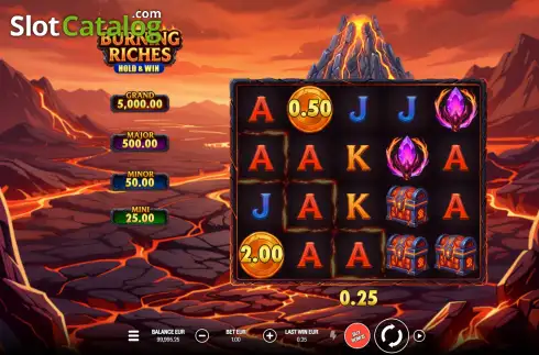 Скрин3. Burning Riches слот